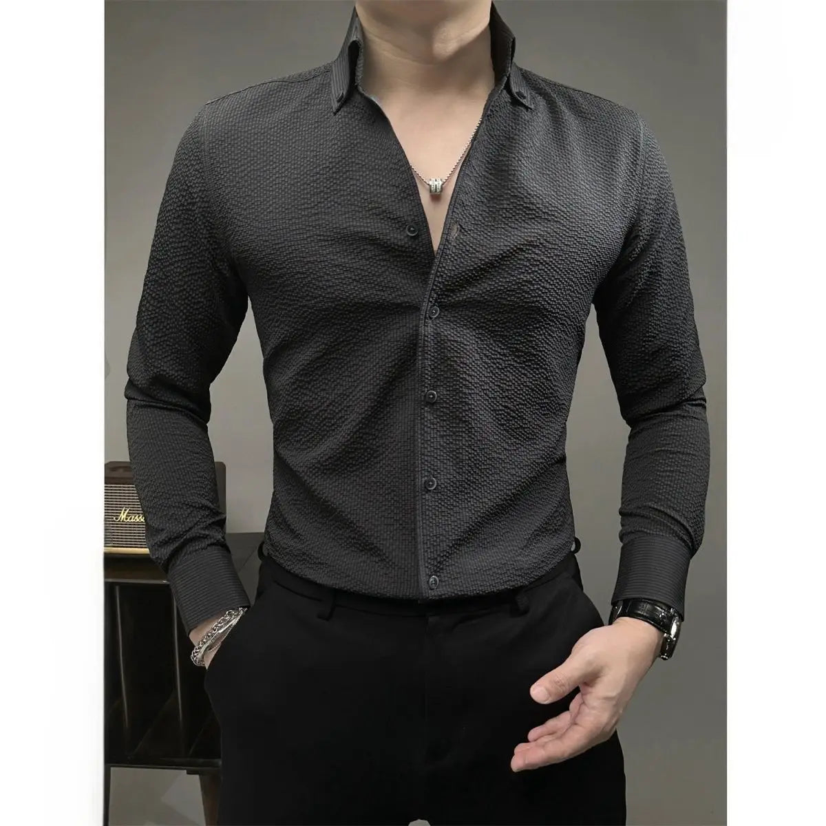 New Men's Business Shirt Trend