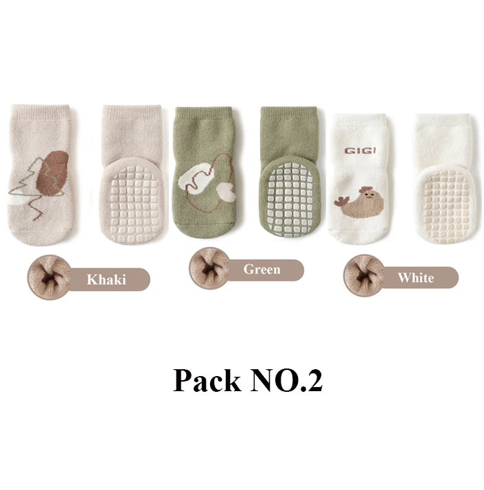 3 Pairs Winter Socks 0-5Y