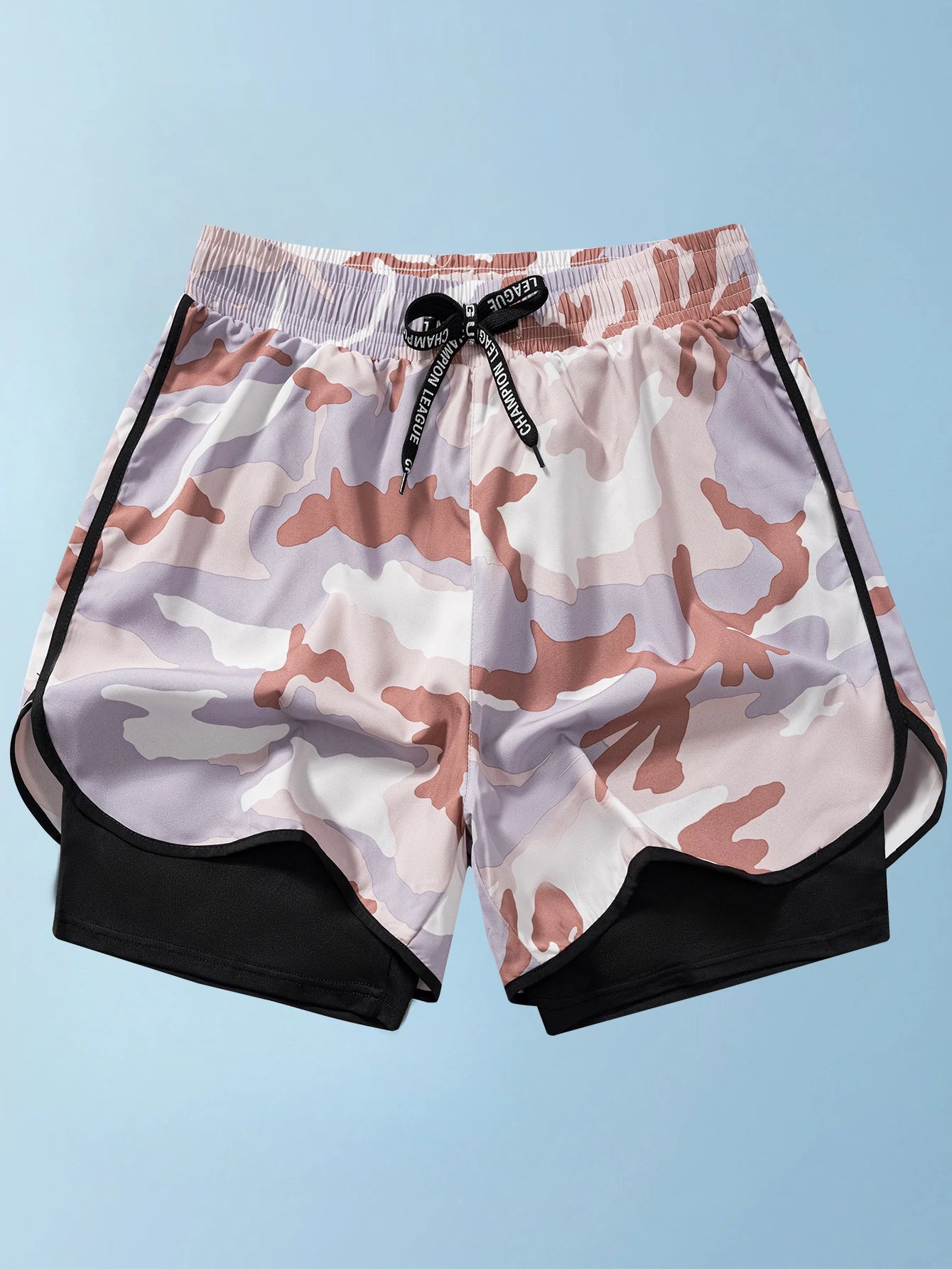 Men's two-in-one shorts
