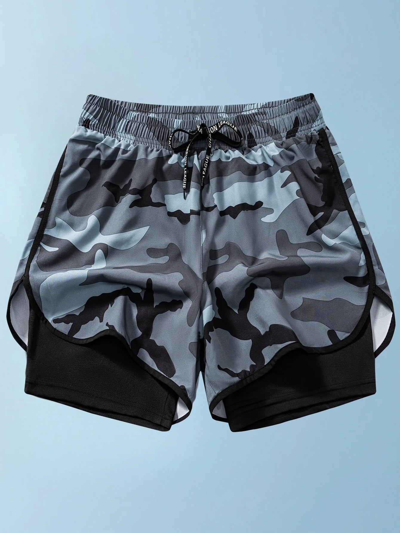 Men's two-in-one shorts