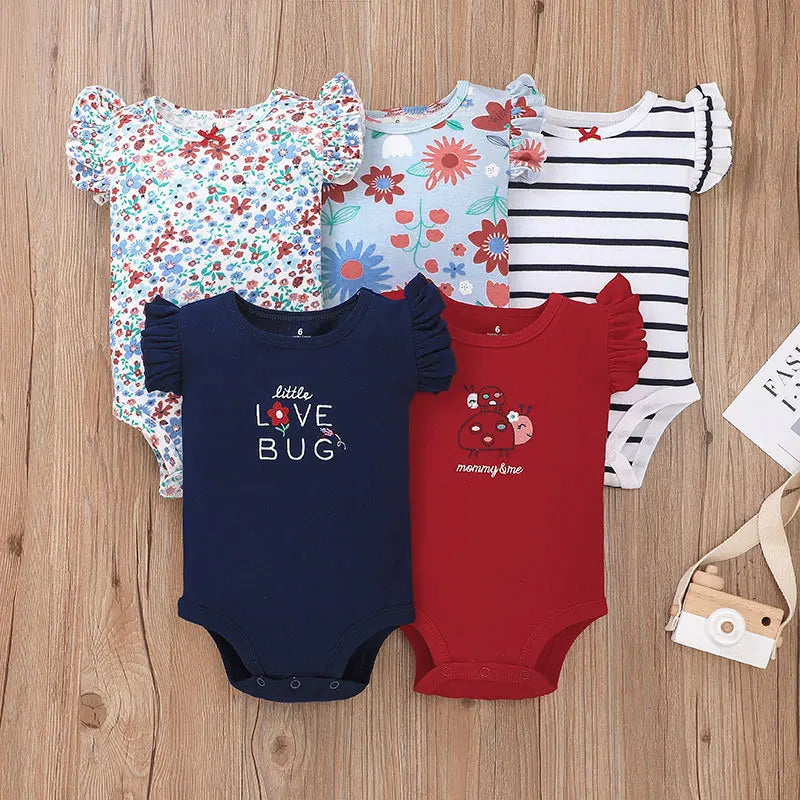 New Cartoon Baby Bodysuit