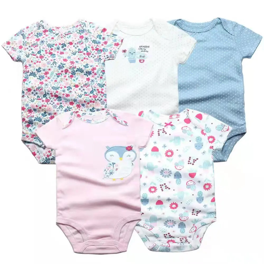 New Cartoon Baby Bodysuit
