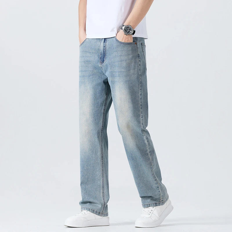 Men's Thin Jeans Summer