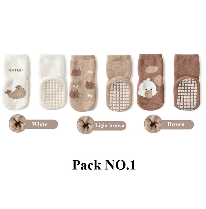 3 Pairs Winter Socks 0-5Y