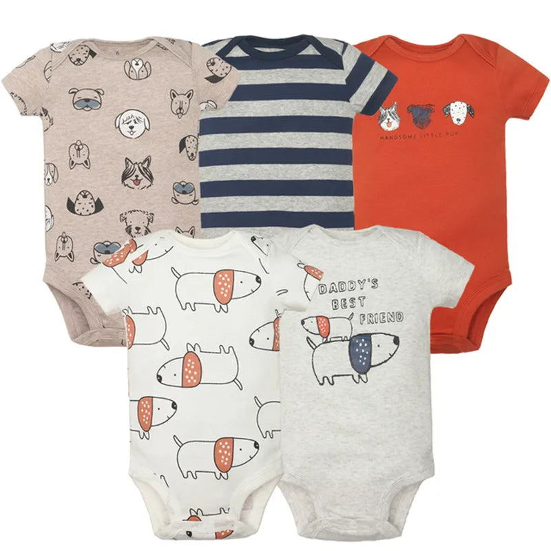 New Cartoon Baby Bodysuit