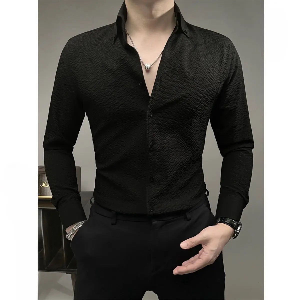 New Men's Business Shirt Trend