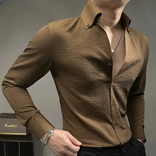 New Men's Business Shirt Trend