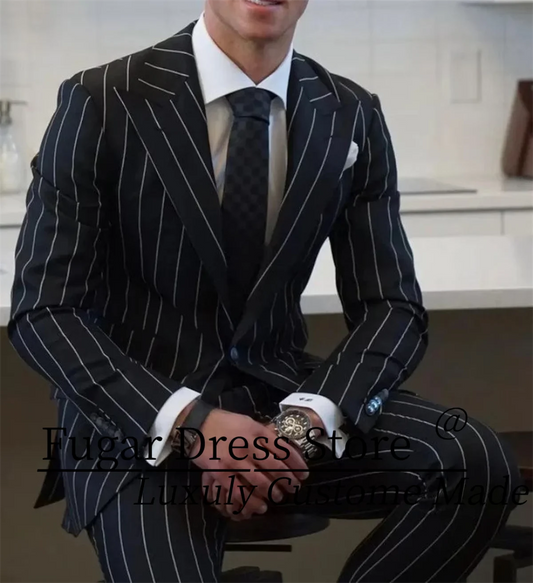 Handsome Business Black Suits