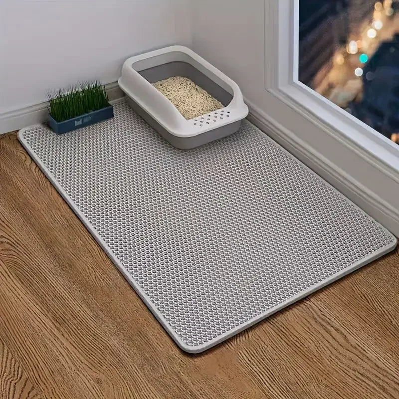 Double-layer pet rug