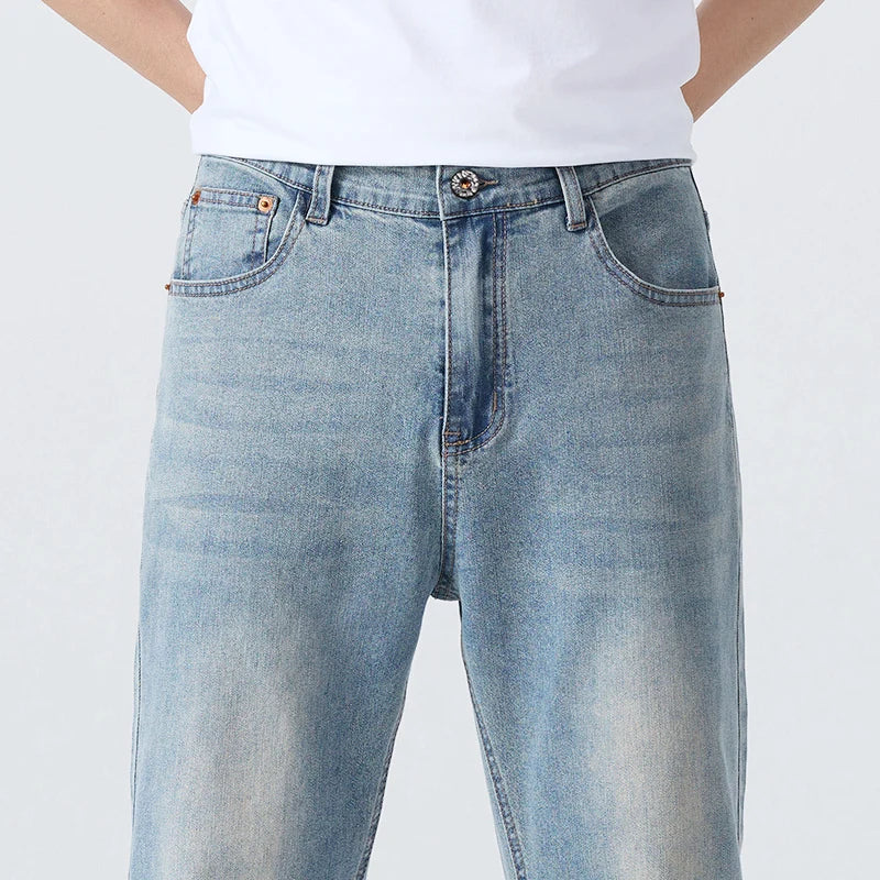 Men's Thin Jeans Summer
