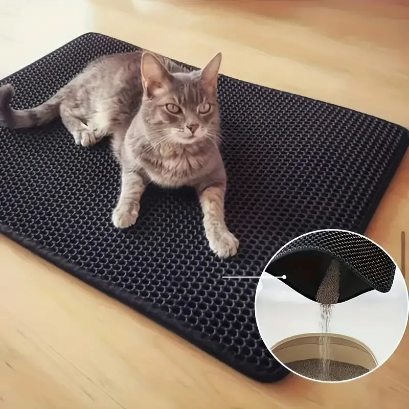 Double-layer pet rug