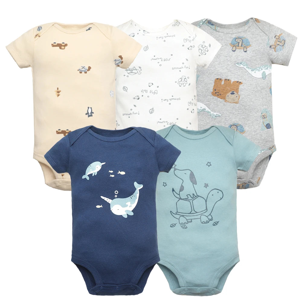 New Cartoon Baby Bodysuit