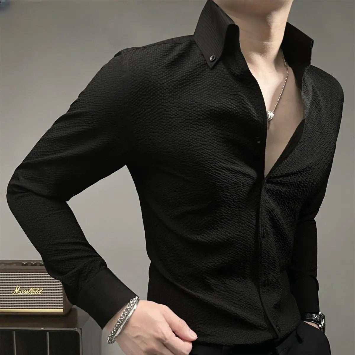 New Men's Business Shirt Trend