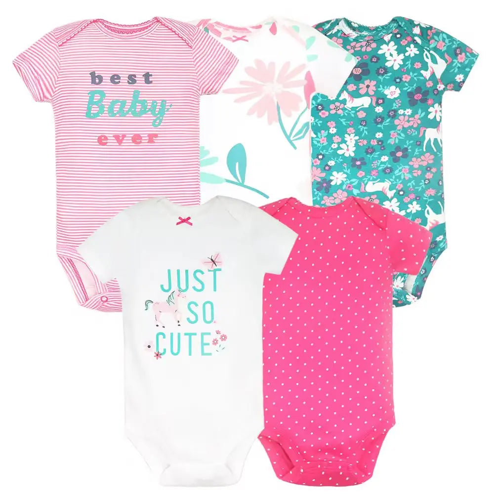 New Cartoon Baby Bodysuit