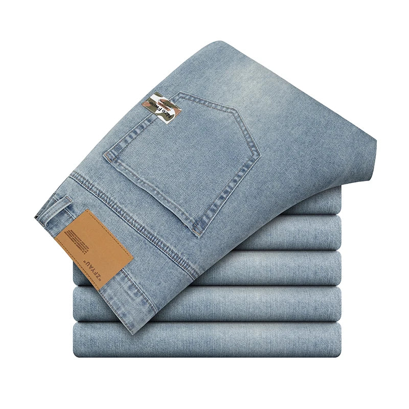 Men's Thin Jeans Summer