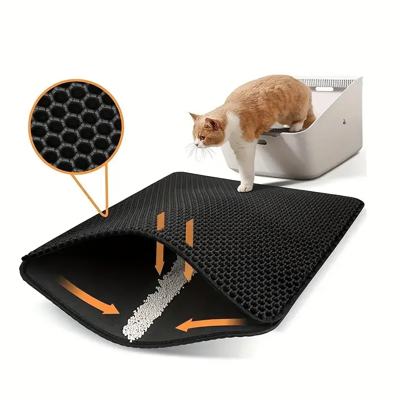 Double-layer pet rug