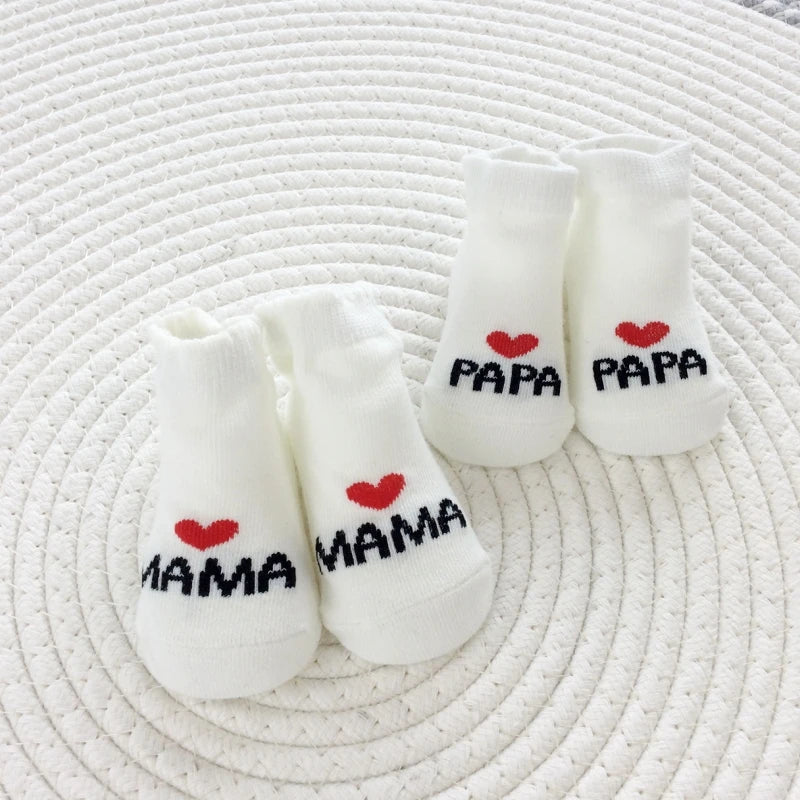 2Pairs Newborn Baby Socks