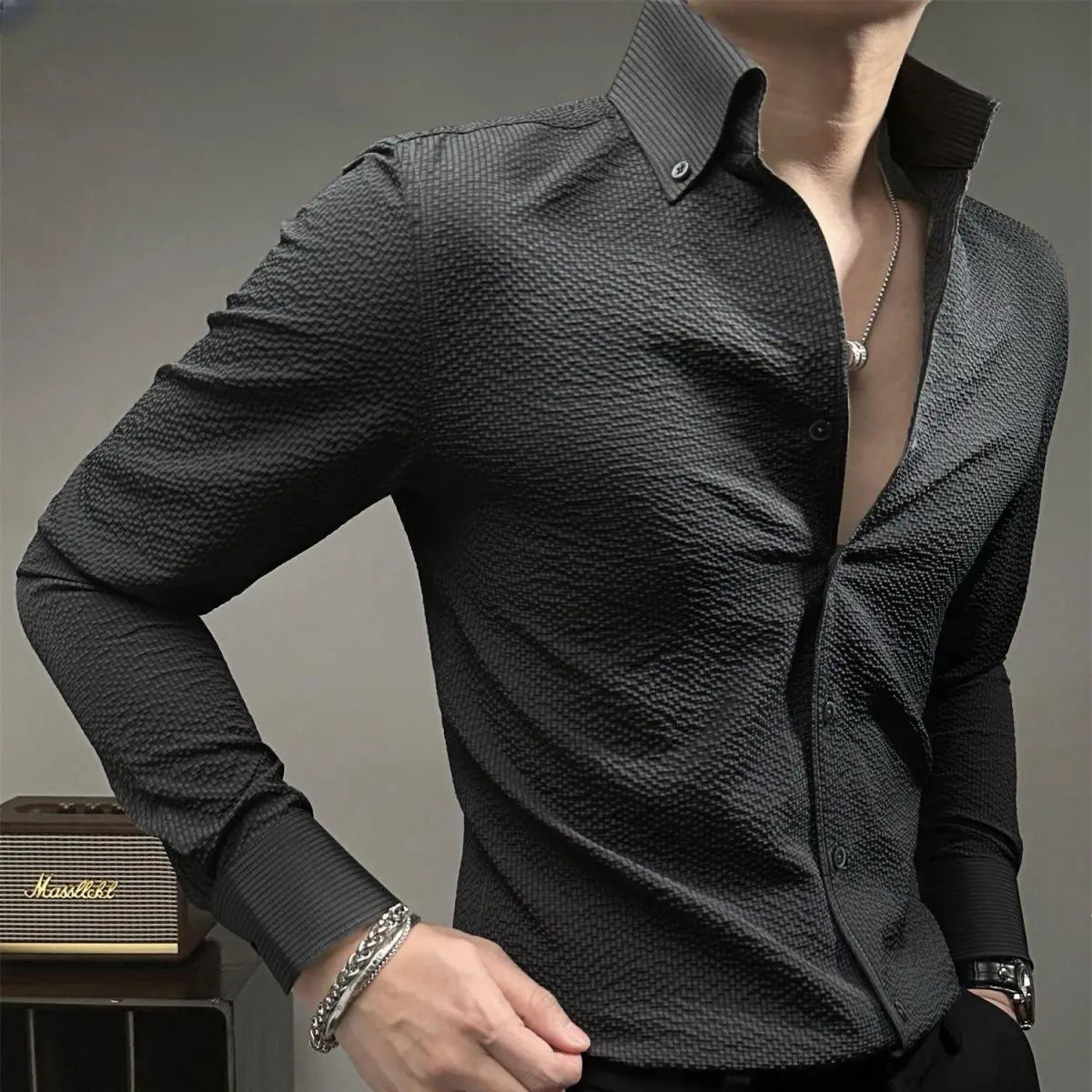 New Men's Business Shirt Trend