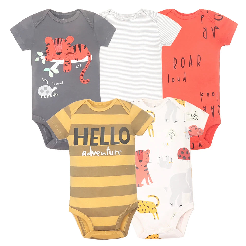 New Cartoon Baby Bodysuit