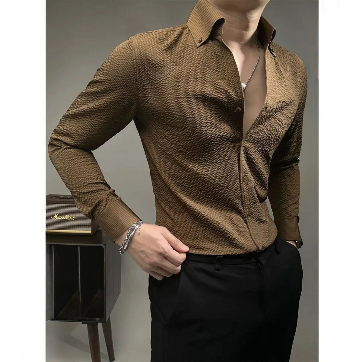 New Men's Business Shirt Trend